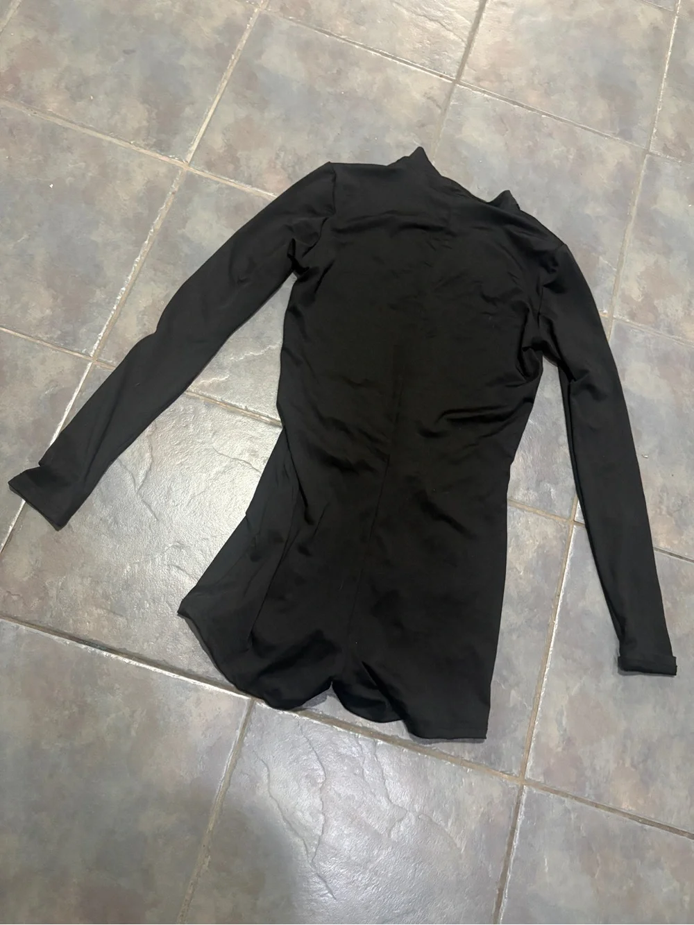 Spirit Adult Small Skeleton Romper Costume - Picture 4 of 4